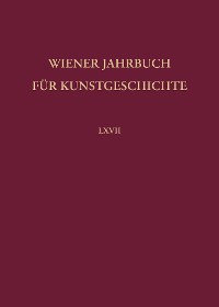 Cover Wiener Jahrbuch für Kunstgeschichte LXVII