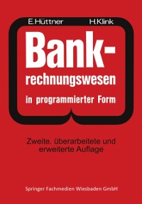 Cover BANK-Rechnungswesen in programmierter Form