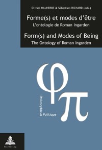 Cover Forme(s) et modes d'etre / Form(s) and Modes of Being