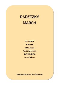 Cover RADETZKY MARCH by J. Strauss