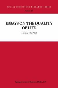 Cover Essays on the Quality of Life