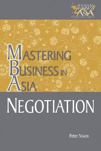 Cover Negotiation Mastering Business in Asia