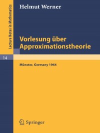 Cover Vorlesung über Approximationstheorie