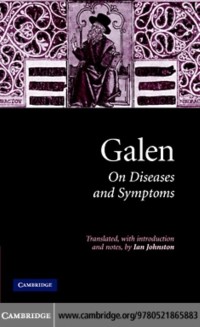 Cover Galen: On Diseases and Symptoms