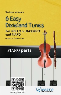 Cover Cello or Bassoon & Piano "6 Easy Dixieland Tunes" (piano parts)