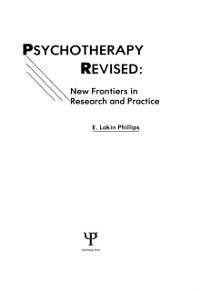 Cover Psychotherapy Revised