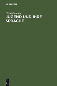 Cover Jugend und ihre Sprache