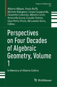 Cover Perspectives on Four Decades of Algebraic Geometry, Volume 1