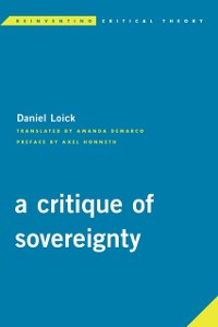 Cover Critique of Sovereignty