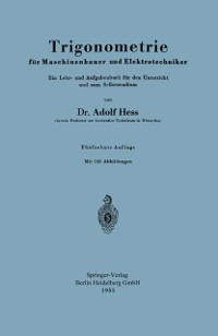 Cover Trigonometrie für Maschinenbauer und Elektrotechniker