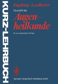 Cover Grundriss der Augenheilkunde