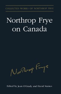 Cover Northrop Frye on Canada