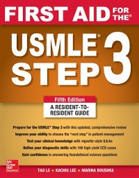 Cover First Aid for the USMLE Step 3, Fifth Edition