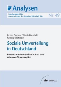 Cover Soziale Umverteilung in Deutschland