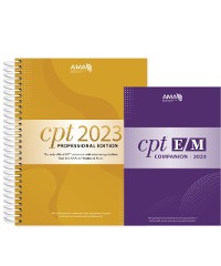 Cover CPT Professional 2023 and E/M Companion 2023 Bundle