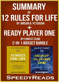 Cover Summary of 12 Rules for Life: An Antidote to Chaos by Jordan B. Peterson  + Summary of Ready Player One by Ernest Cline 2-in-1 Boxset Bundle