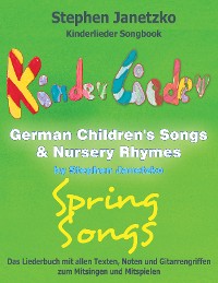 Cover Kinderlieder Songbook - German Children's Songs & Nursery Rhymes - Spring Songs