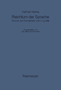 Cover Reichtum der Sprache