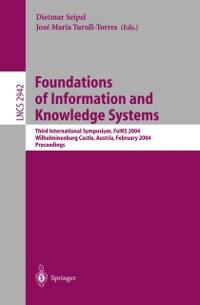 Cover Foundations of Information and Knowledge Systems