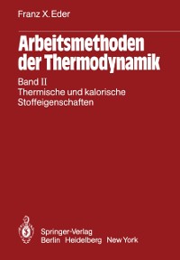 Cover Arbeitsmethoden der Thermodynamik