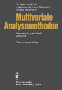 Cover Multivariate Analysemethoden