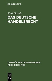 Cover Das deutsche Handelsrecht