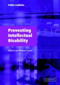Cover Preventing Intellectual Disability