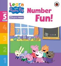 Cover Learn with Peppa Phonics Level 5 Book 9   Number Fun! (Phonics Reader)