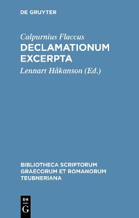 Cover Declamationum excerpta