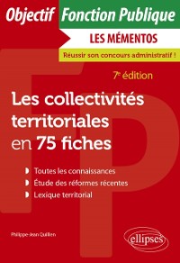 Cover Les collectivités territoriales en 75 fiches