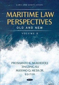 Cover Maritime Law Perspectives Old and New, Volume II