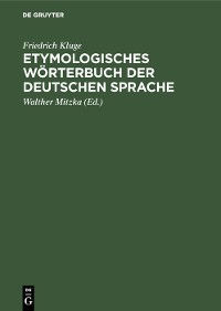 Cover Etymologisches Wörterbuch der deutschen Sprache