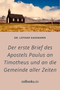 Cover Der erste Brief des Apostels Paulus an Timotheus