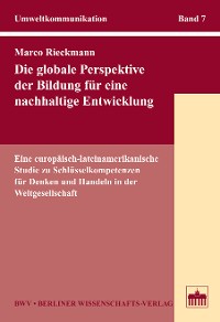 Cover Die globale Perspektive der Bildung für eine nachhaltige Entwicklung
