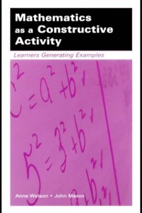 Cover Mathematics as a Constructive Activity