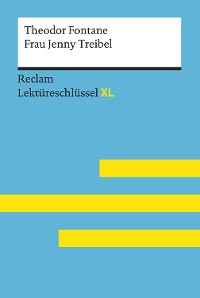 Cover Frau Jenny Treibel von Theodor Fontane: Reclam Lektüreschlüssel XL