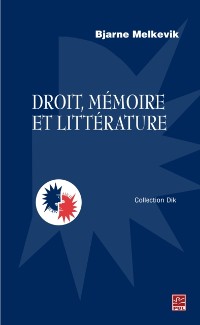 Cover Droit, mémoire et littérature