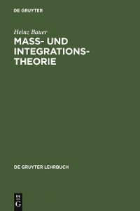 Cover Maß- und Integrationstheorie