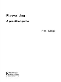 Cover Playwriting