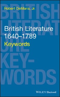 Cover British Literature 1640-1789