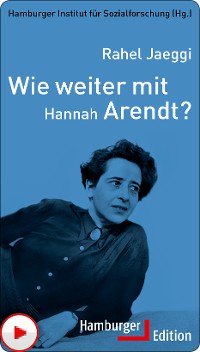 Cover Wie weiter mit Hannah Arendt?