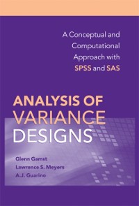 Cover Analysis of Variance Designs