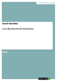 Cover Lese-Rechtschreib-Schwäche
