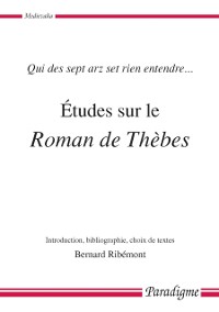 Cover Études sur le Roman de Thèbes