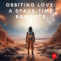 Cover Orbiting Love: A Space-Time Romance
