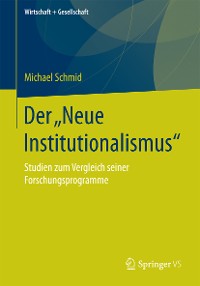 Cover Der „Neue Institutionalismus“