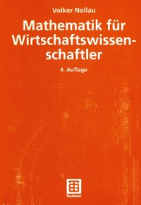 Cover Mathematik für Wirtschaftswissenschaftler