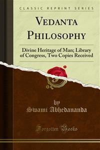 Cover Vedanta Philosophy