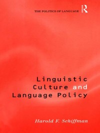 Cover Linguistic Culture and Language Policy