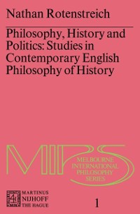 Cover Philosophy, History and Politics